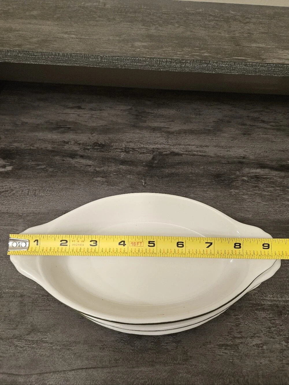 VTG Hall China 528 Olive Green Oval Au Gratin Baking Dishes - Set of 4